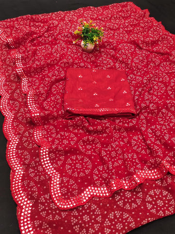 Ethnic Motifs Zari Woven Design Banarasi Saree